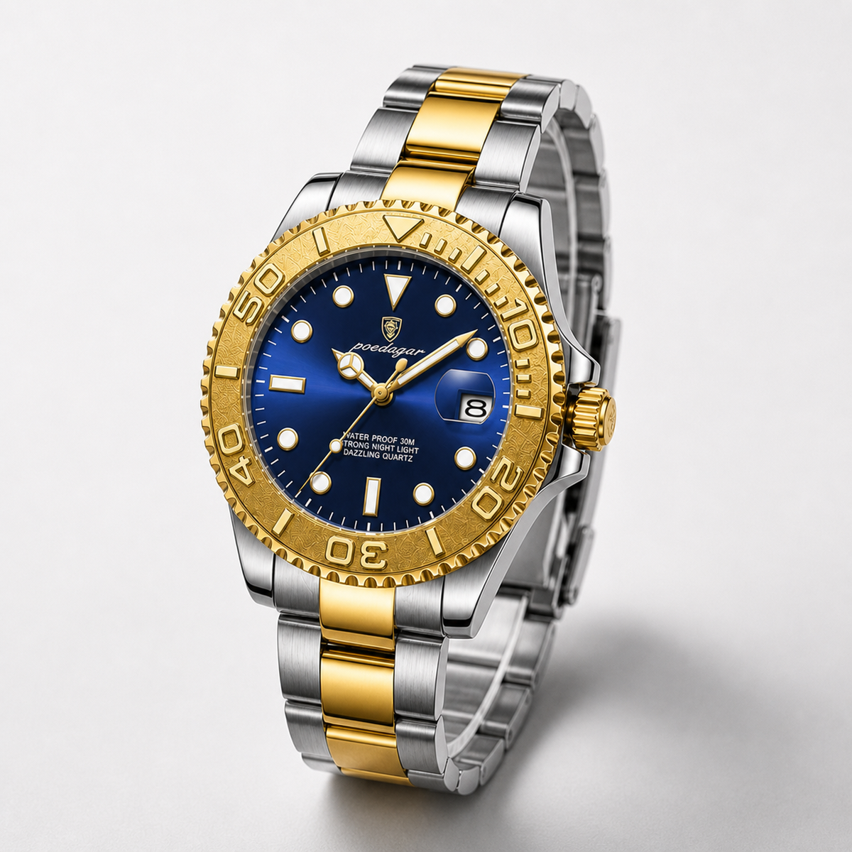POEDAGAR 680 — Deportivo — Dorado / Azul