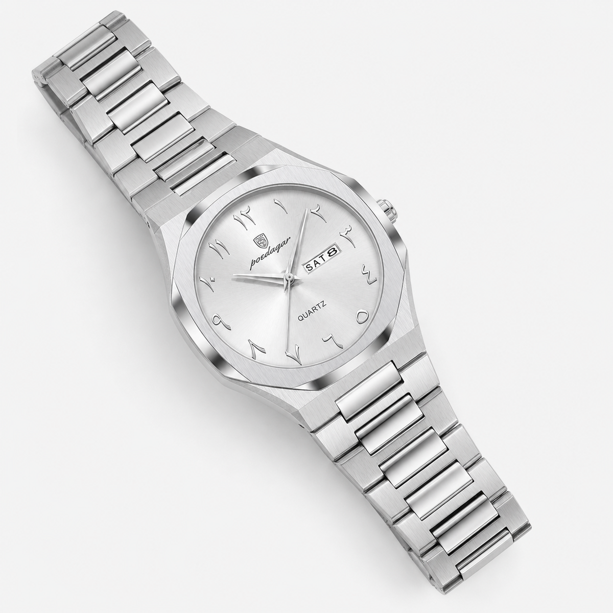 POEDAGAR 830 — Acero Integrado — Acero / Blanco