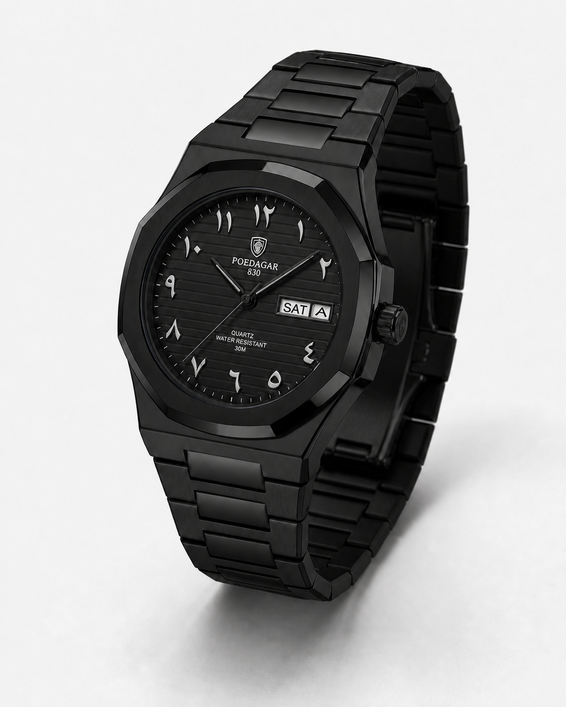 POEDAGAR 830 — Acero Integrado — Negro