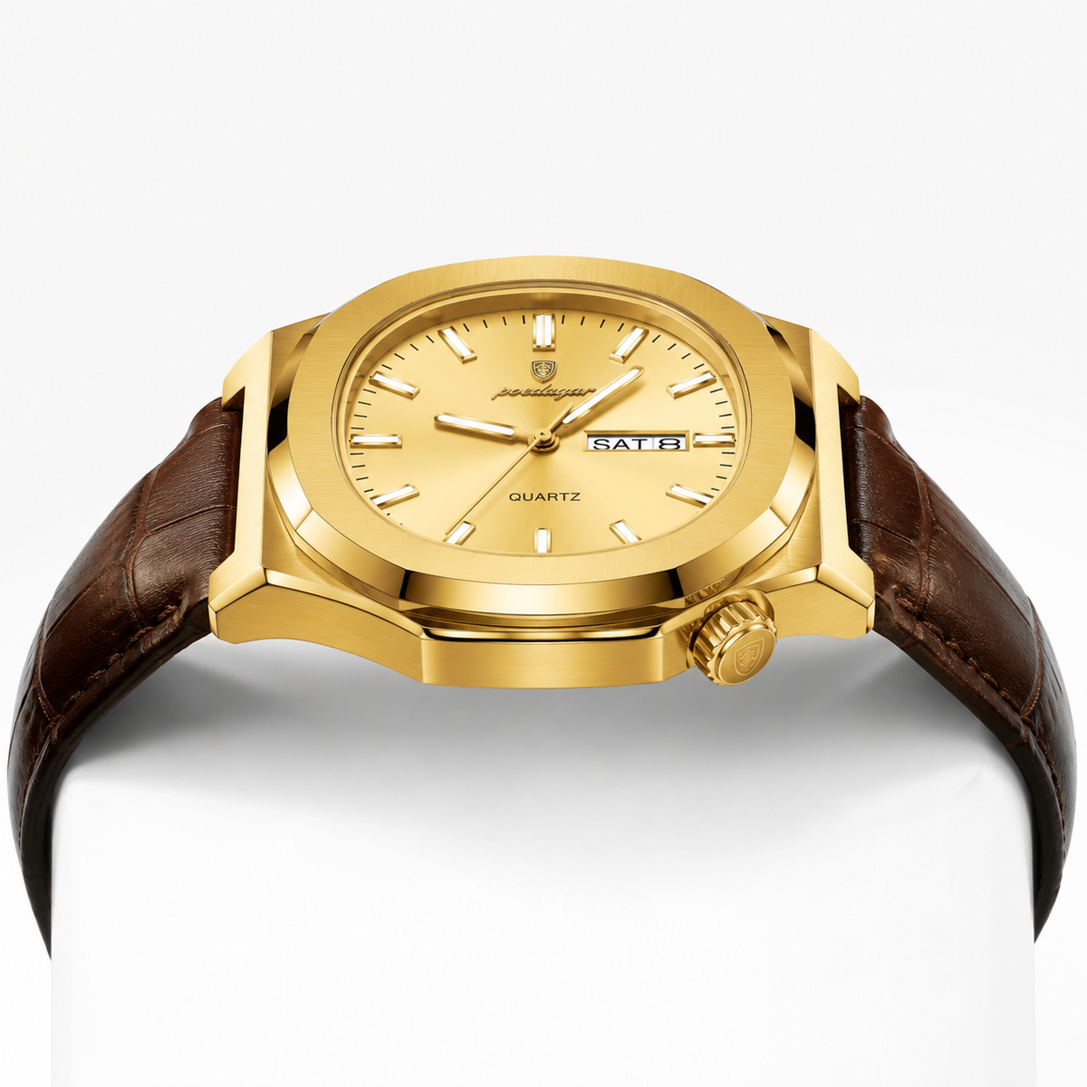POEDAGAR 853 — Cuero — Dorado