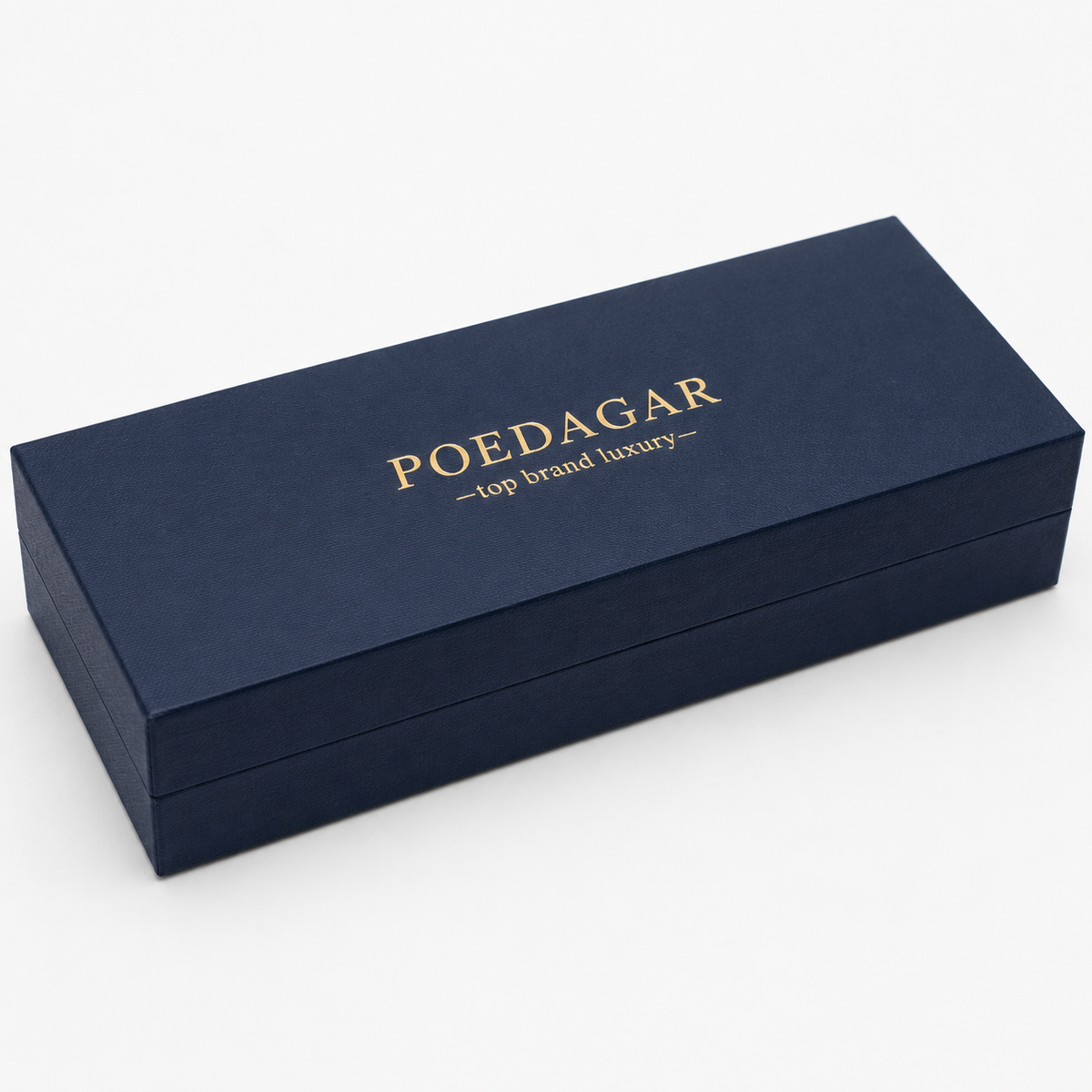 POEDAGAR 885 — Rectangular — Acero / Azul