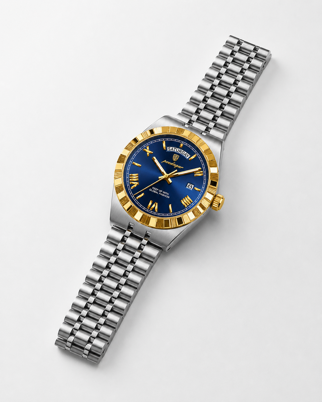 POEDAGAR 675 — Clásico — Dorado / Azul
