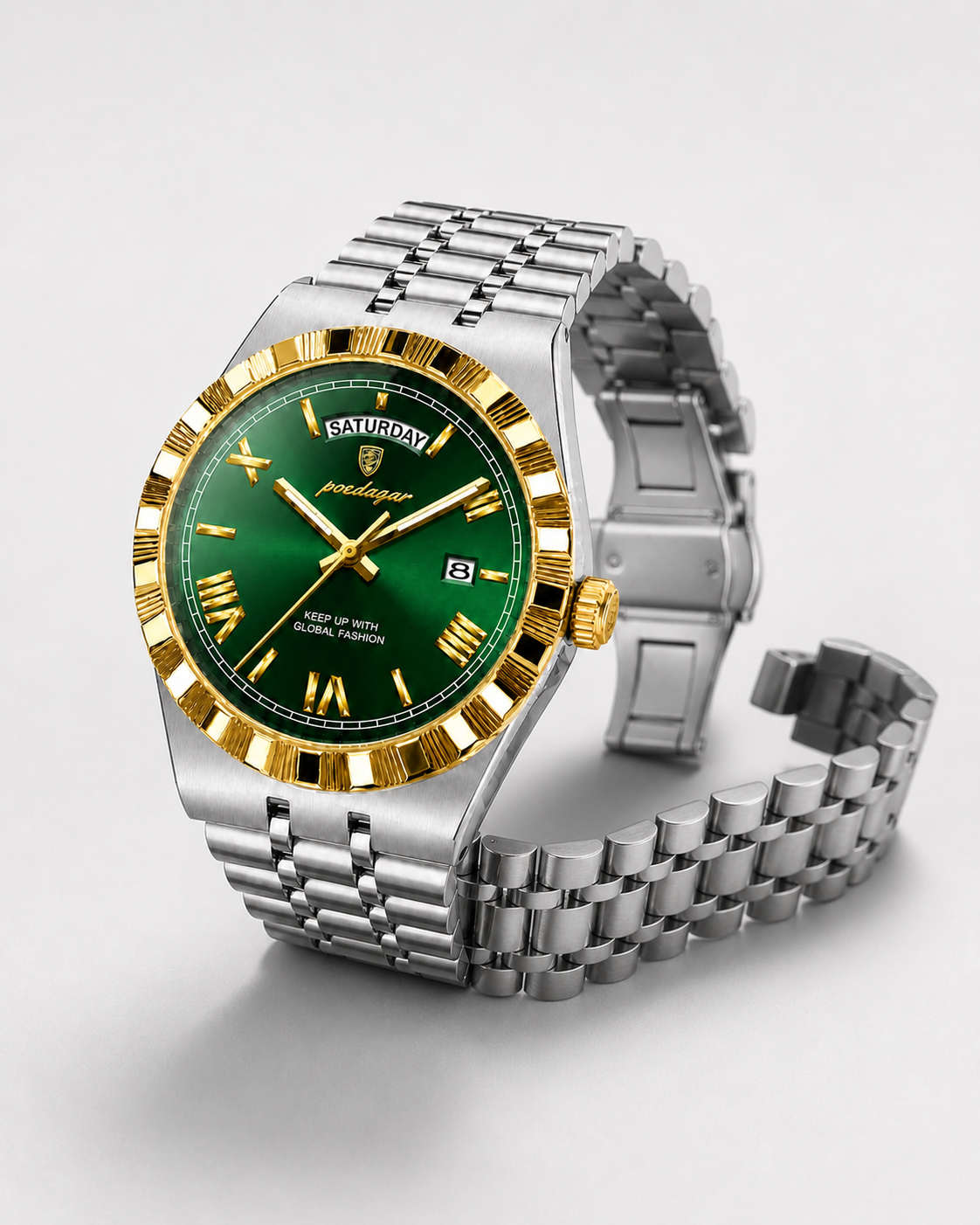 POEDAGAR 675 — Clásico — Dorado / Verde