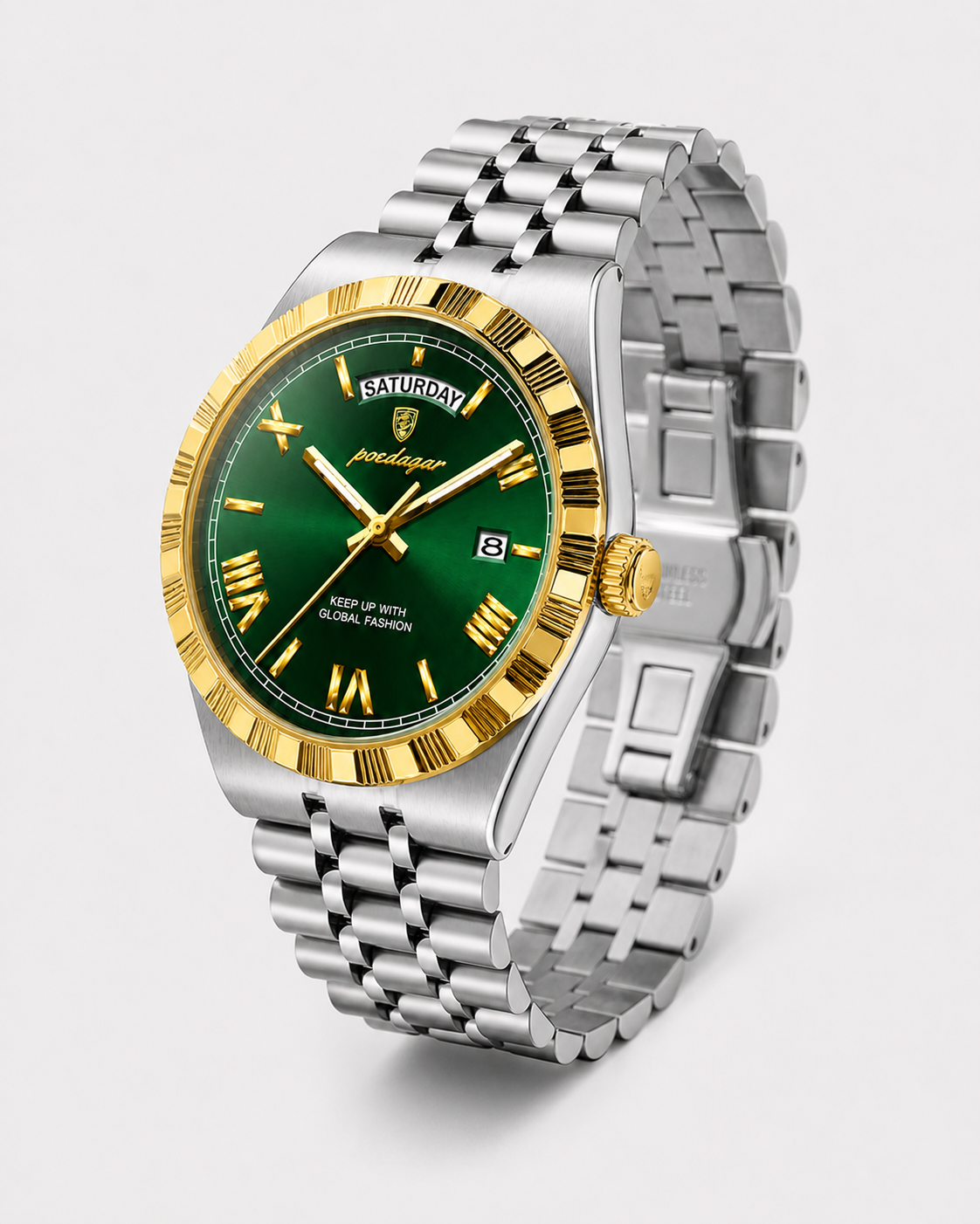 POEDAGAR 675 — Clásico — Dorado / Verde