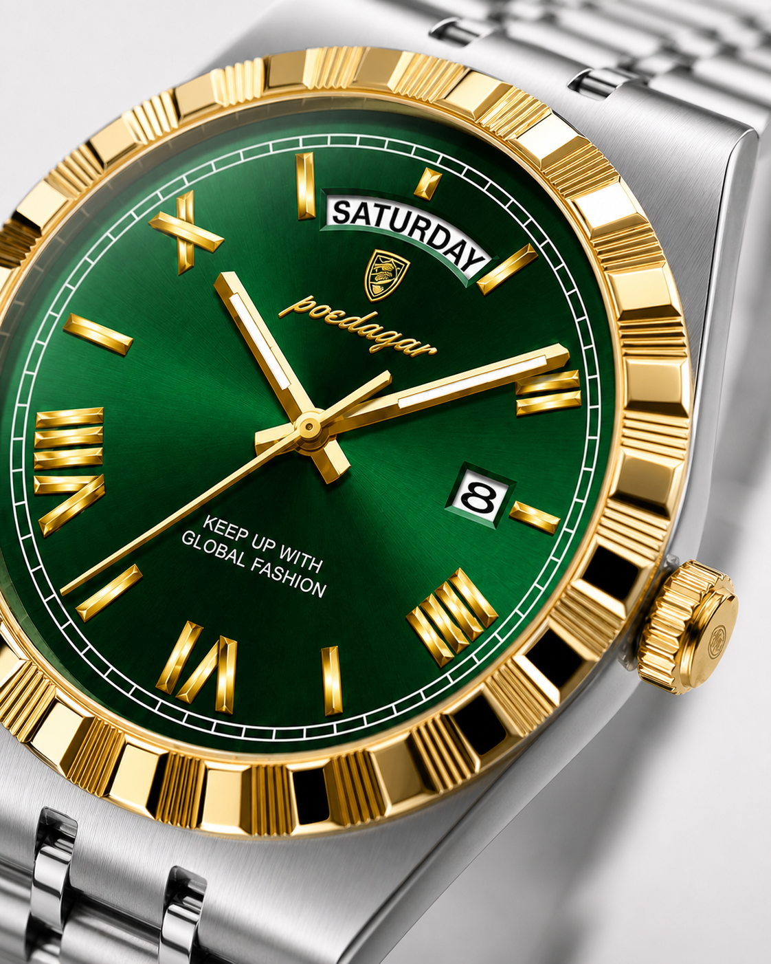 POEDAGAR 675 — Clásico — Dorado / Verde