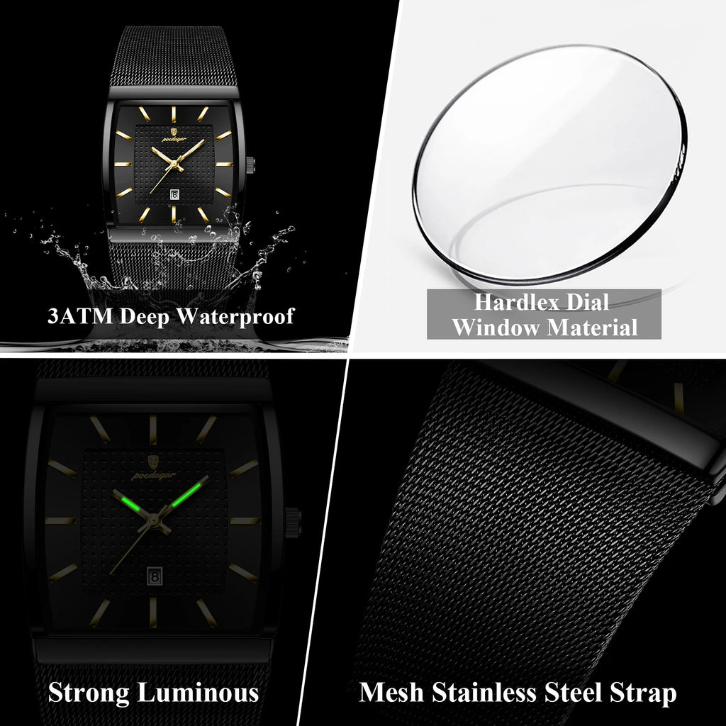 Reloj POEDAGAR 885 Rectangular