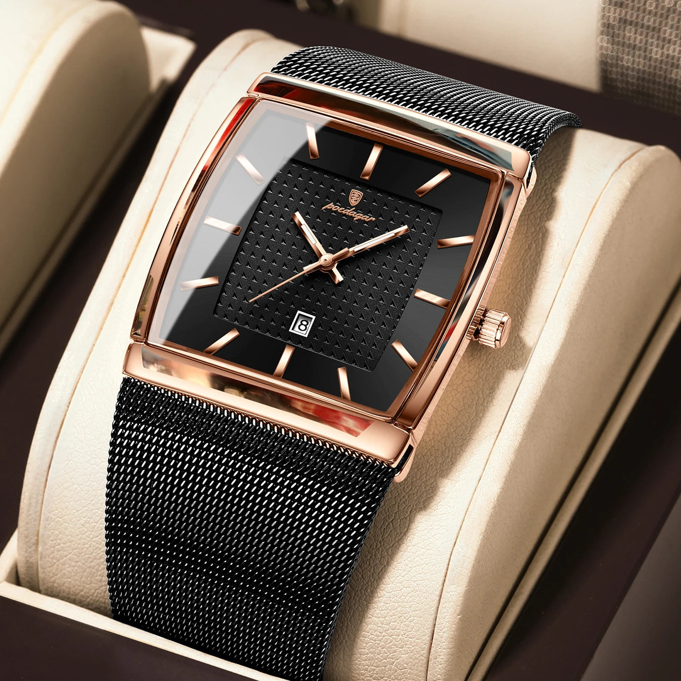Reloj POEDAGAR 885 Rectangular