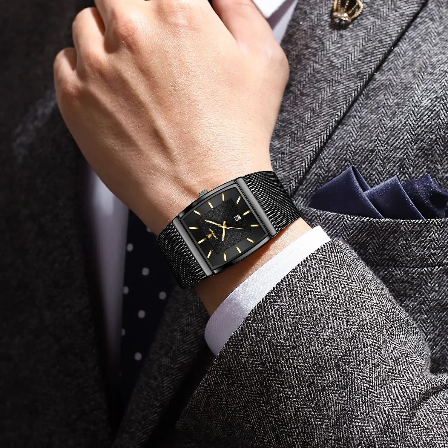 Reloj POEDAGAR 885 Rectangular