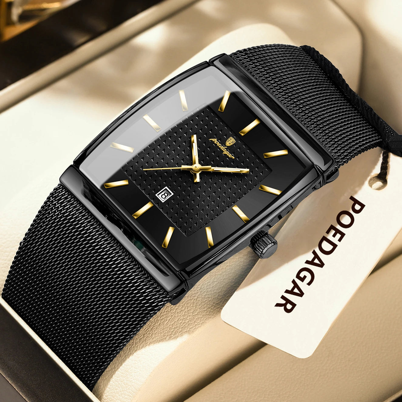 Reloj POEDAGAR 885 Rectangular