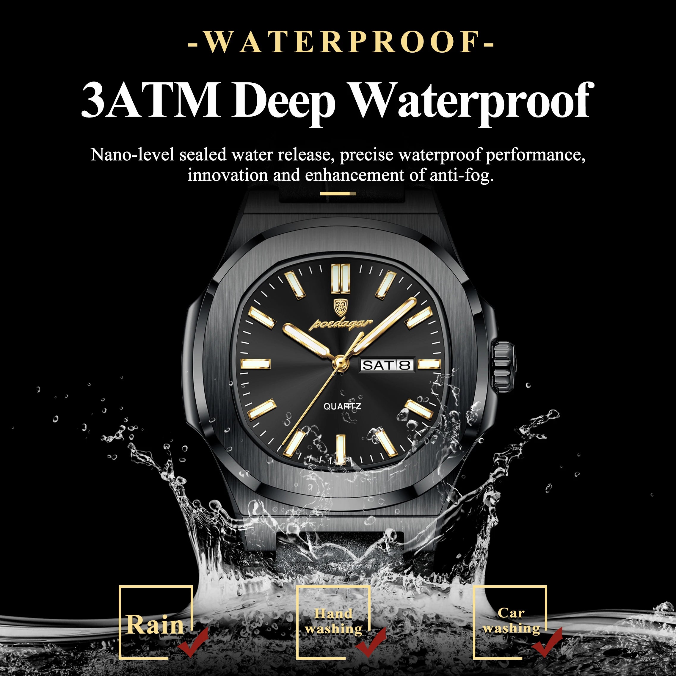 Reloj POEDAGAR 853 Cuero