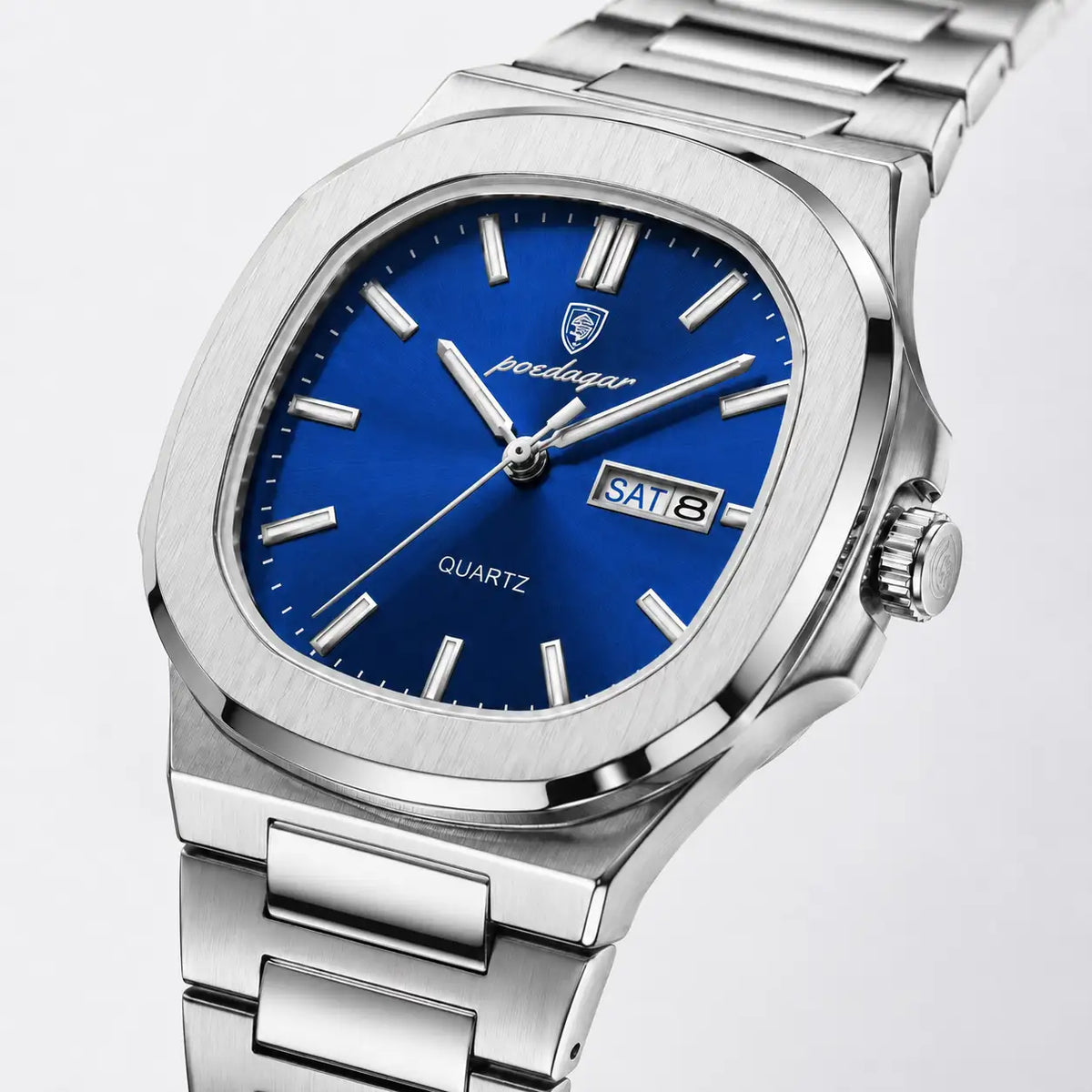 POEDAGAR 853 — Acero — Acero / Azul