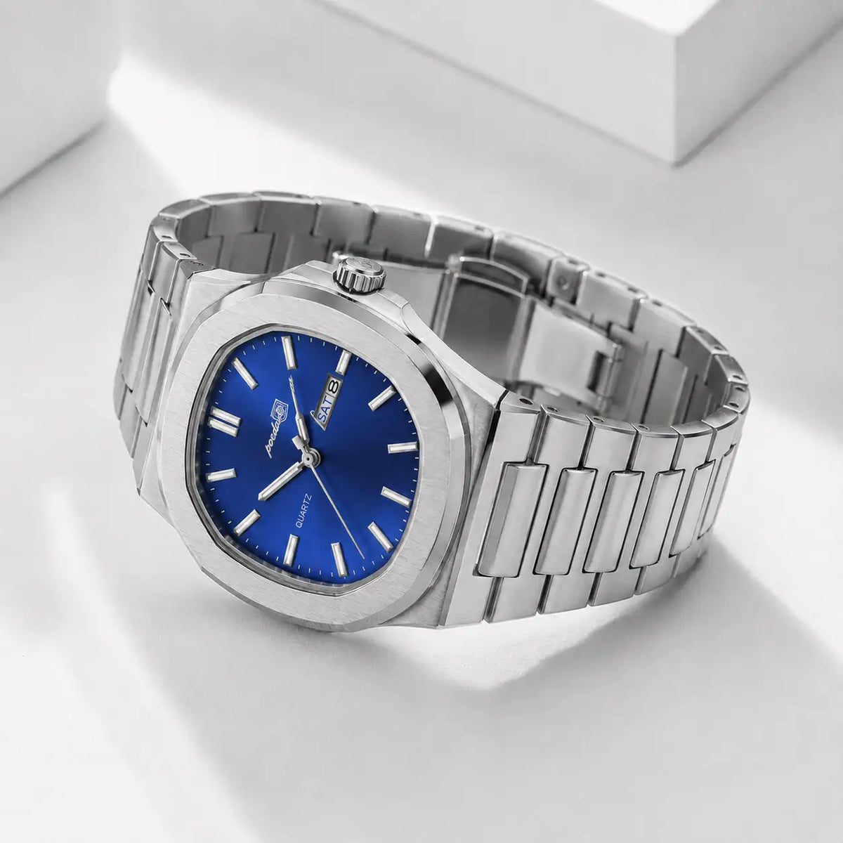 POEDAGAR 853 — Acero — Acero / Azul