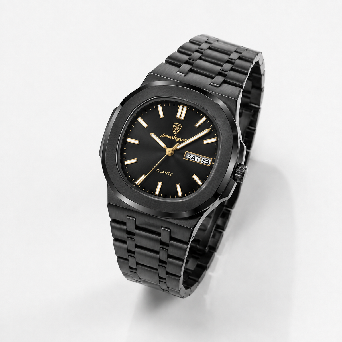 POEDAGAR 853 — Acero — Acero / Negro