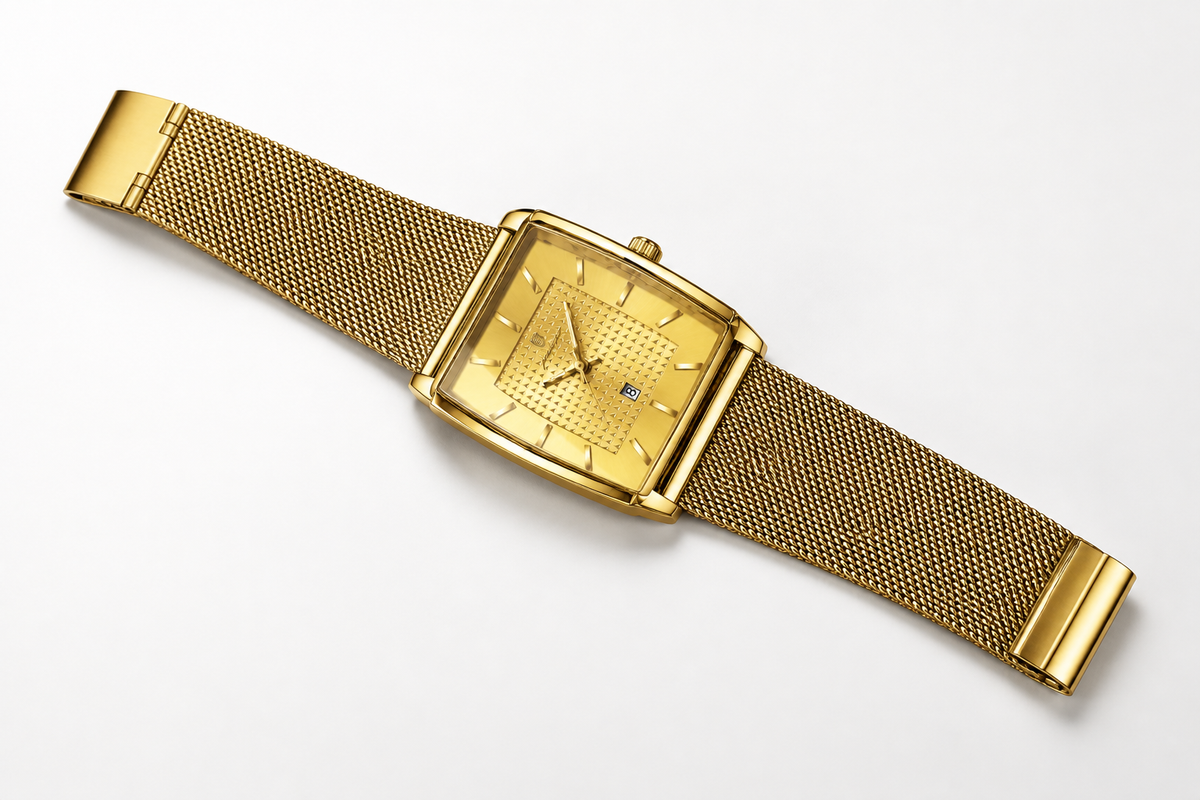 POEDAGAR 885 — Rectangular — Dorado